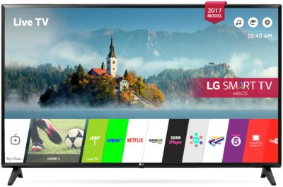 LG 43LJ594V 43 Inch Smart Full HD TV. LG 43LJ594V 43 Inch Smart Full HD TV.